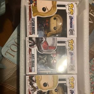 Captain marvel ant man Thor lot of 3 funko